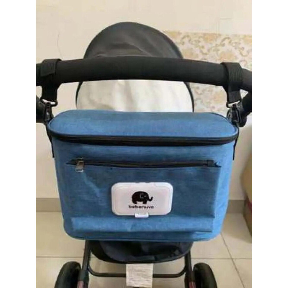 Diaper Bag Cartoon Baby Stroller Bag Organizer Bag Nappy Diaper Bags Carriage Buggy Pram Cart Basket Hook Stroller Accessories