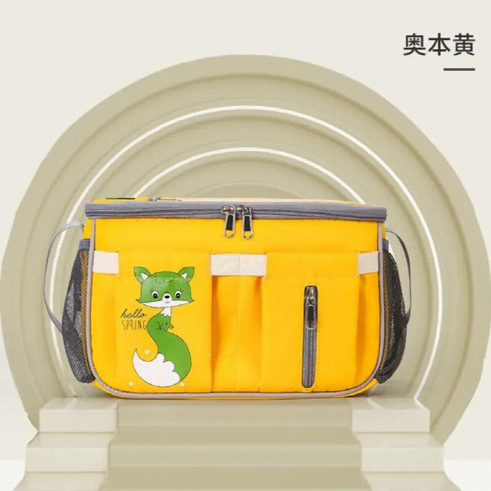Baby Waterproof Bag Multifunctional Stroller Bag for Mom with USB Interface Portable Travel diaper Bag Organizer