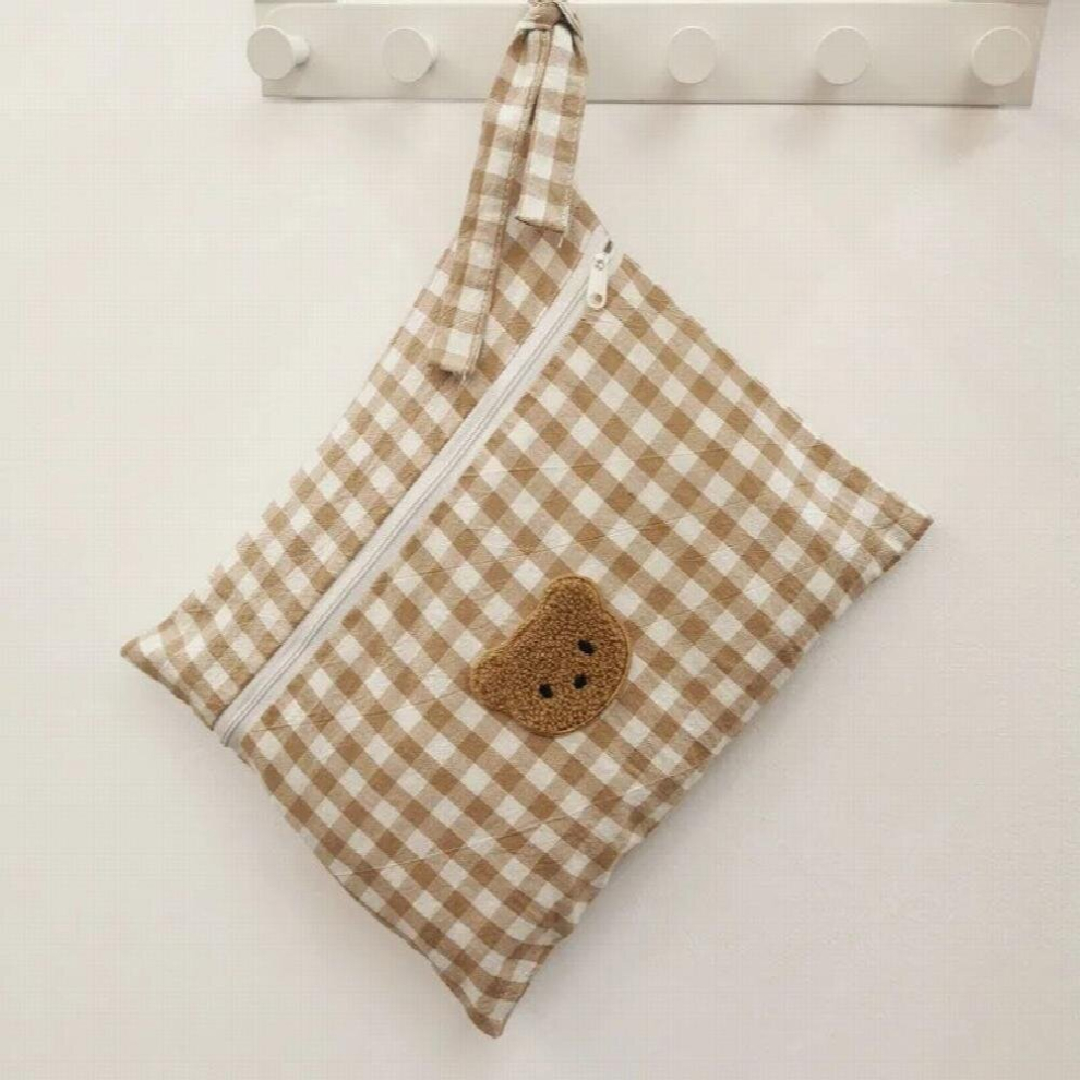 Portable Stroller Diaper Bag for Mom Mommy Bag Hanging Bedside Baby Items Organizer Nappy Pouch Storage Bear Cluth Purse