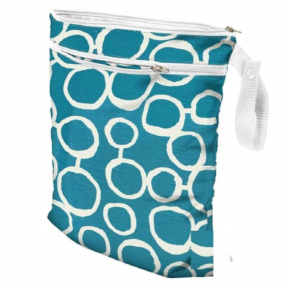 30*40 CM Double Zipper Waterproof Diaper Bag for Mom Washable Mummy Stroller Organizer Tote Bag Pocket Nappy Wetbags