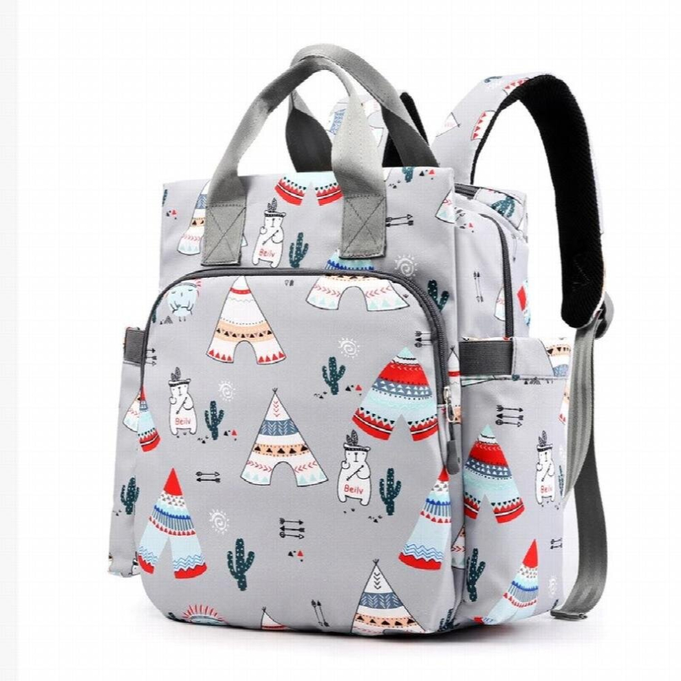 Maternity Nappy Bag Nylon Solid Diaper Bag Backpack Mummy Travel Handbag Baby Stroller Bag Organizer Waterproof