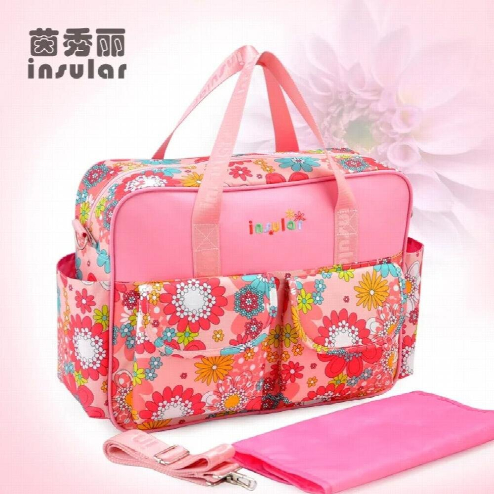 Waterproof Multifunctional Messenger Bag for Pregnant Women Diaper Bag Fashionable Mommy Maternity Nursing Baby Bag