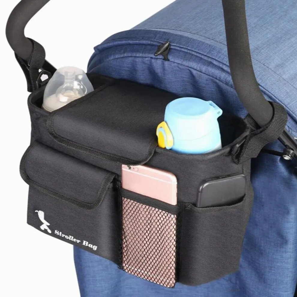 Universal Baby Stroller Bag Stroller Organizer Travel Diaper Bags Baby Carriage Pram Buggy Cart Bottle Bag Accessories