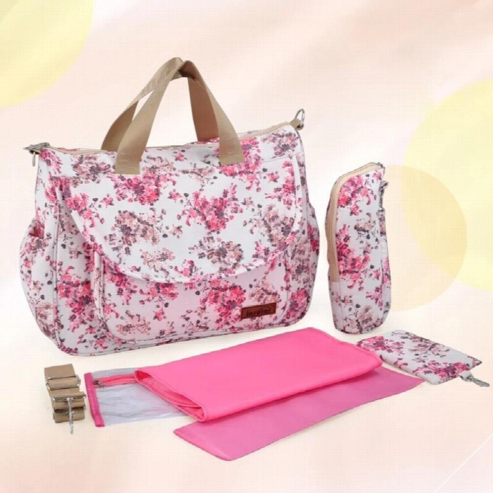 Diaper Bags Multifunctional Mother Bag High Maternity Mummy Nappy Bags Flower Style Mom Handbag Baby Stroller Bag