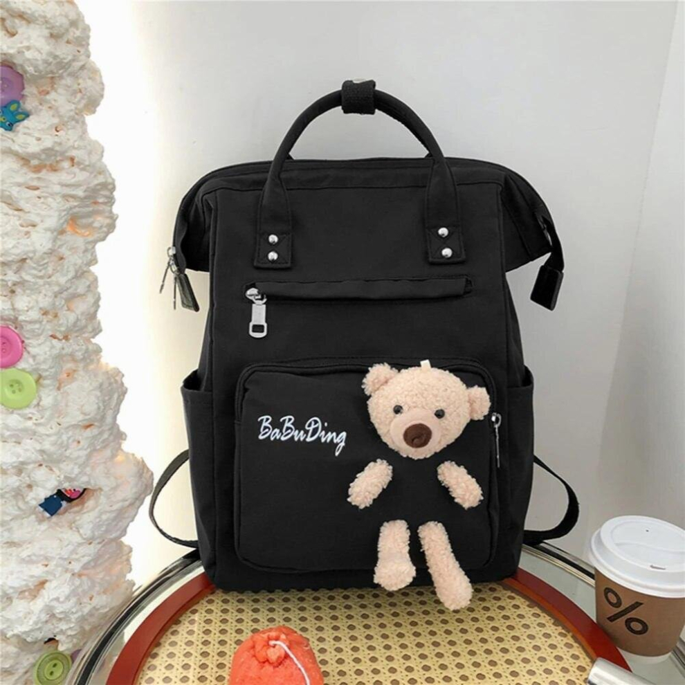 Cartoon Bear Maternity Backpack Lightweight Handbag Multifunctional Large Capacity Diaper Baby Bag For Mom