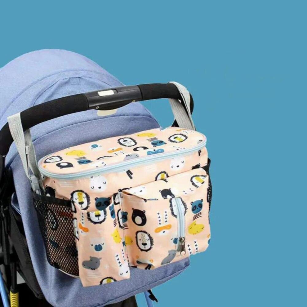 Baby Stroller Bag Mommy Organizer Bags Nappy Diaper Baby Stroller Carriage Buggy Pram Accessories Stroller Cup Holder Cover