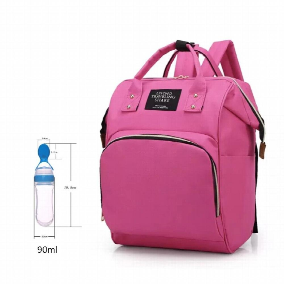 Large Nappy Backpack Bag Mummy Large Capacity Stroller Bag Mom Baby Multi-function Waterproof Outdoor Travel Diaper Bags bottle