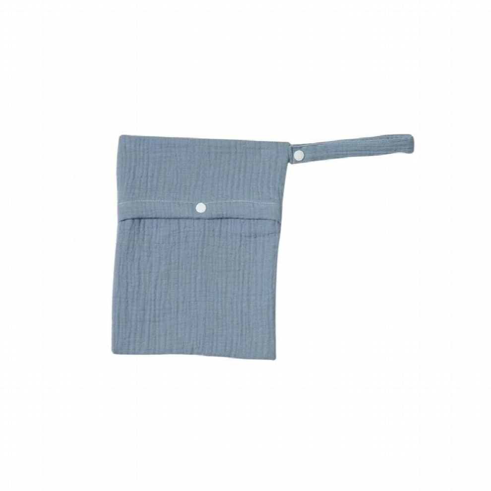 Baby Gauze Diaper Bag Pure Cotton Reusable Waterproof Storage Bag With Handle Portable Mummy Outdoors Supplies Durable Nappy Bag