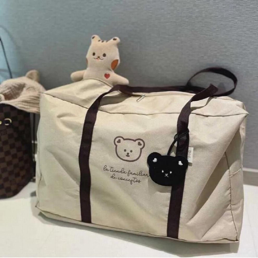 Baby Kindergarten Quilt Storage Handbag Cartoon Bear High Capacity Multifunction Bag Outdoor Travel Mommy Bag Spring Arrival