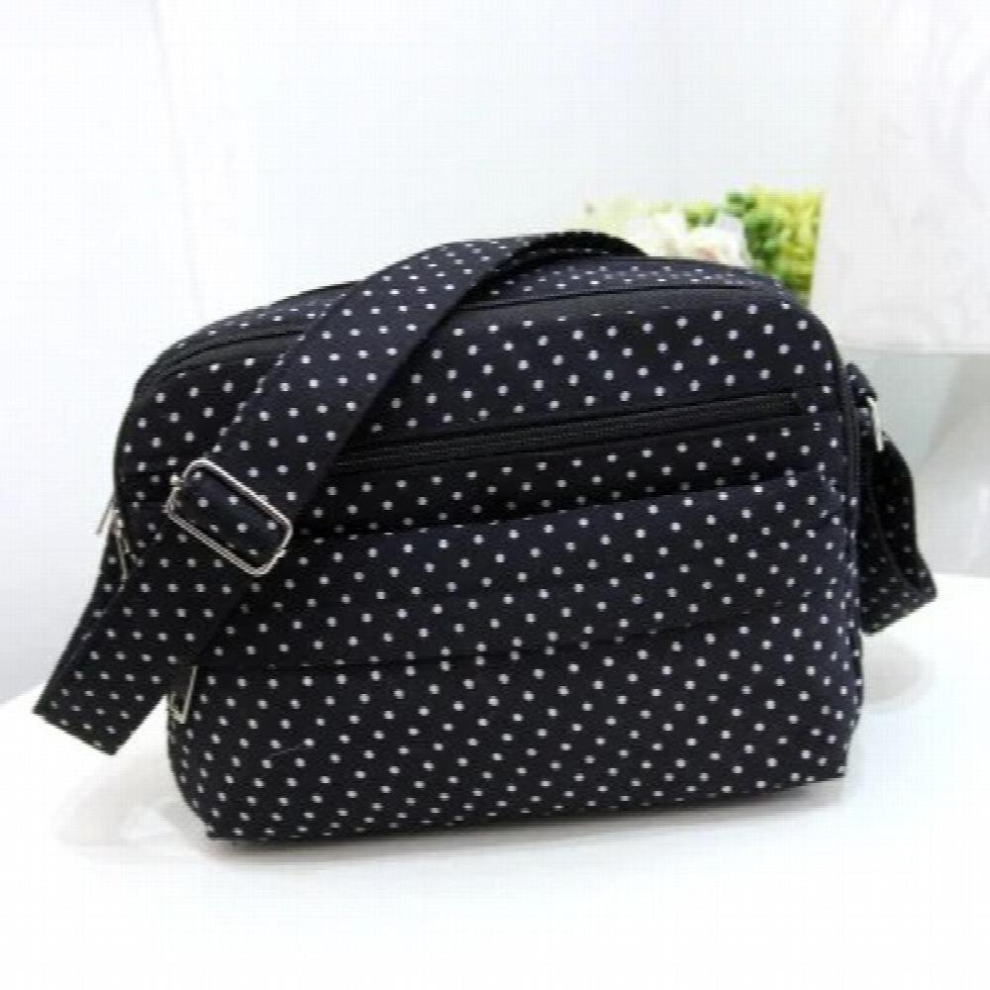Hotsale Dot Pattern Mommy Diaper Bag Baby Stuff Organizer Storage For Baby Stroller Portable 15 Colors Baby Care Bag Mochila