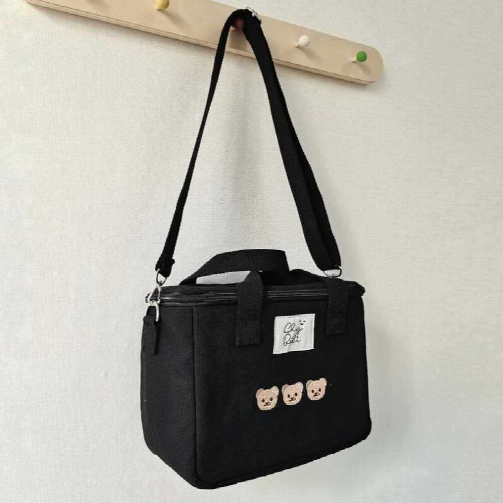 Multifunction Mom Diaper Bag Nappy Bags Waterproof Bear Embroidery Thermal Insulation Mommy Bag Food Storage Bags