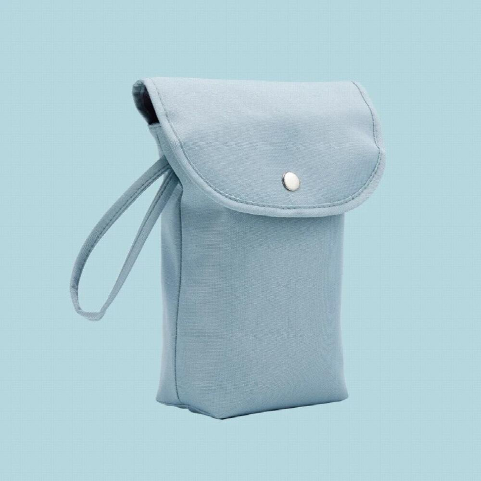 Portable Baby Diaper Bag Waterproof and Reusable Baby Handbag Large Capacity Mommy Diaper Storage Bag Carrying Bag for Going Out