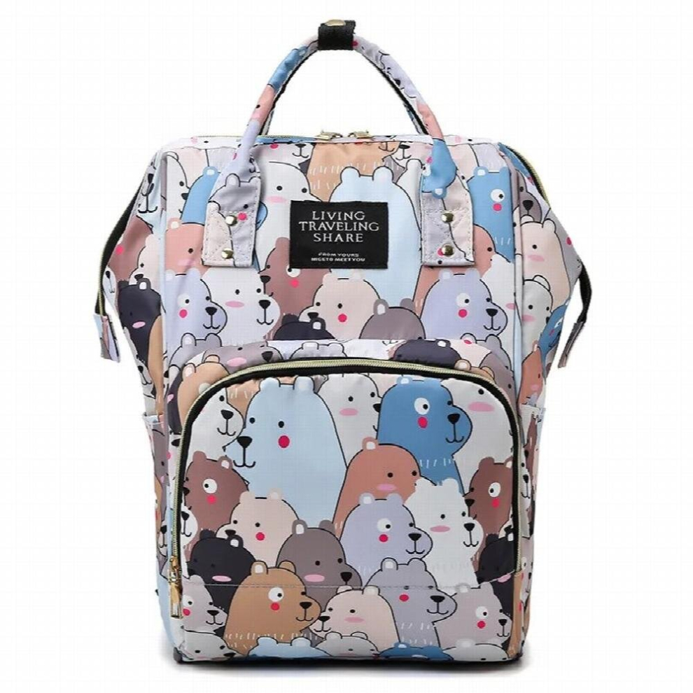 Diaper Backpack Baby Nappy Bag - Travel&Outdoor Organizer Water-Resistant Multi-Function Maternity Bag for Mom Daddy
