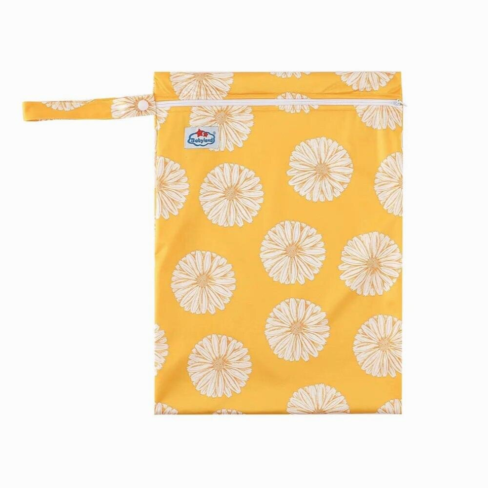 30x40cm Wet Bags Baby Diaper Bag Waterproof Dry Nappy 2 Zipper Handbag Stroller Carry Pack Travel Outdoor Wet Diaper Storage Bag