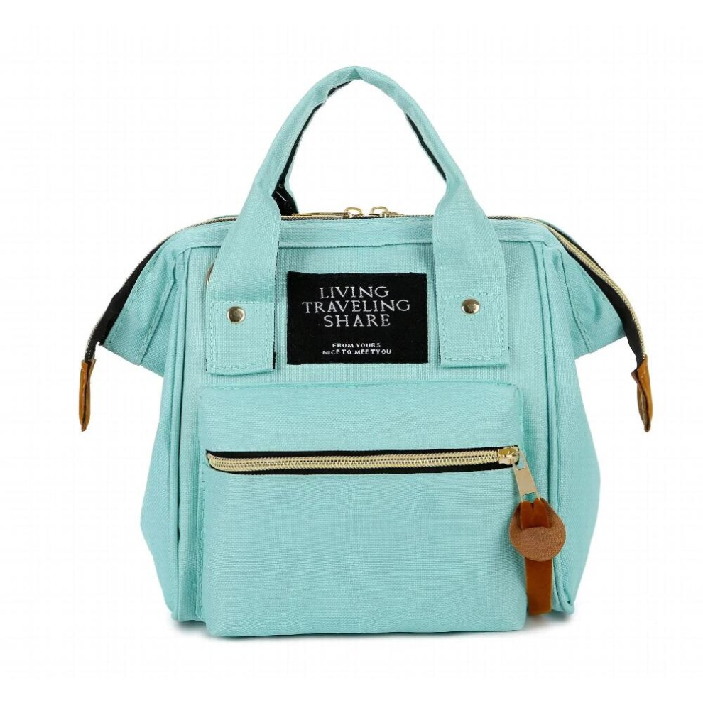 Mini Diaper Backpack for Newborn Baby Waterproof Pink Tote Bag Diaper Bag for Mother Maternity Bag for Travel Baby Care