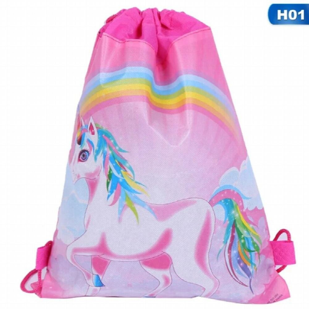 Enfants Sacs d'école imperméables à l'eau Sacs à dos en toile colorée Sac à dos Licorne Sac à dos animal Sac à dos