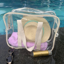 Summer PVC Waterproof Swim Bag Travel Large-capacity Shoulder Holiday Beach Jelly Transparent Swimming Bags