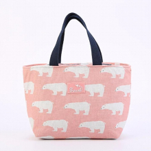 Cartoon Style Portable Multipurpose Lunch Bag Insulated thermal Breakfast Food Box Package Kid Food Cooler Bag For Picnic Travel