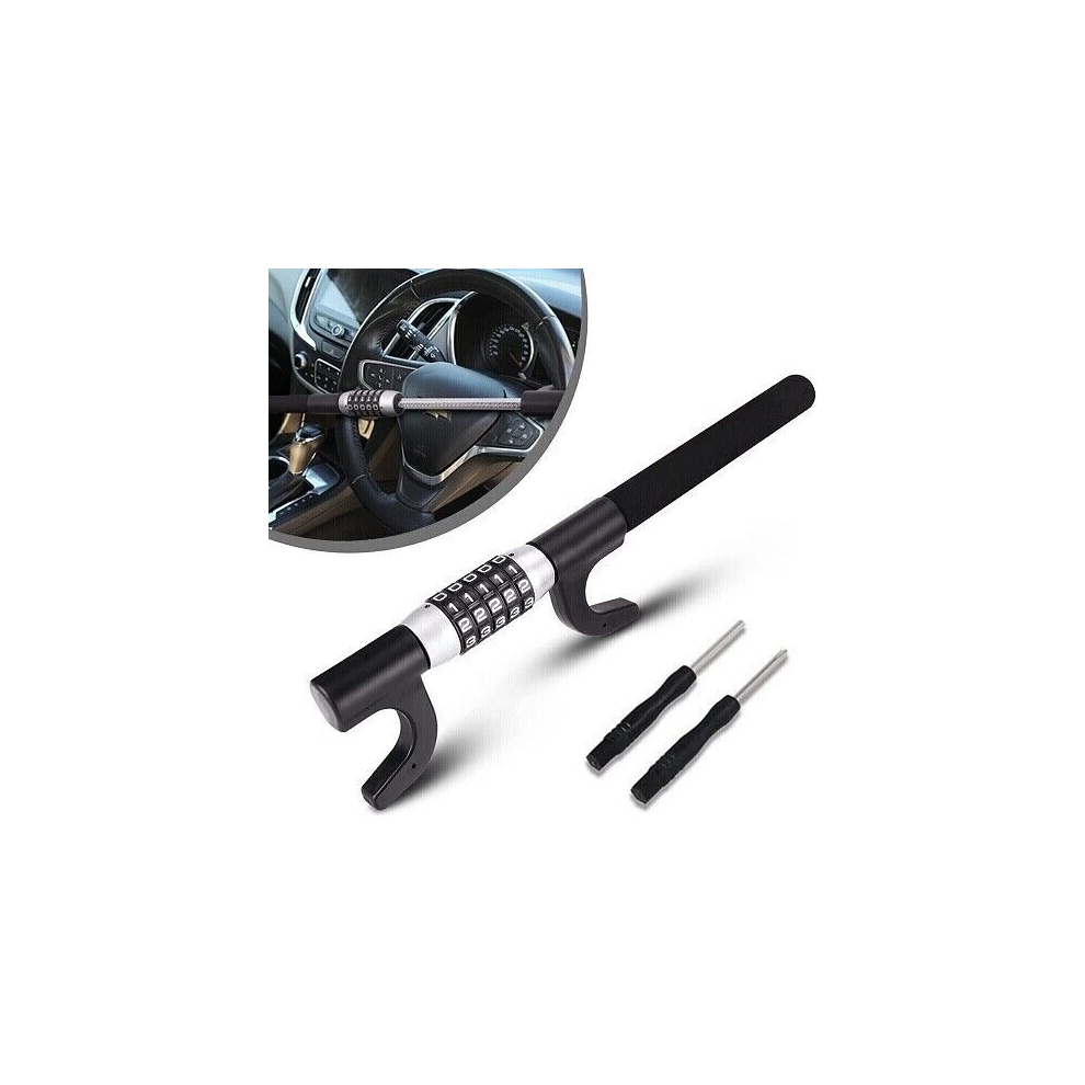 Steering Wheel Password Lock Heavy Duty Anti Theft Car Security 5061034682032