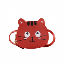 Infant Baby Kids Girls Bags Waist Bags Shoulder Leather Kitty Cat Arrival Children Crossbody Leather Bags