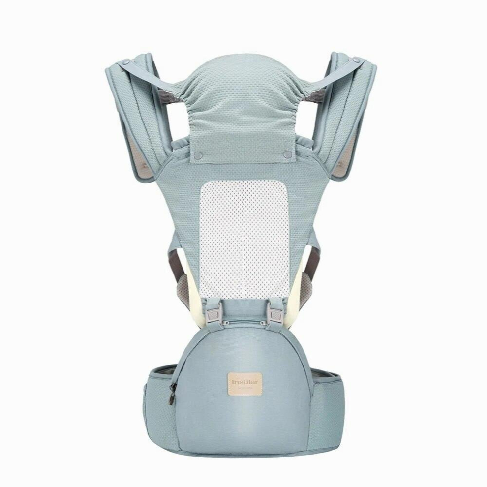 Insular Ergonomics Baby Carrier Sling Portable Child Backpacks Thickening Shoulders 360 Ergonomic Hoodie Kangaroo 0-36 Months
