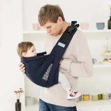Baby Wrap Newborn Sling Dual Use Infant Nursing Cover Carrier 100% Organic Cotton Breastfeeding Carriers 0-24 Month Baby Sling