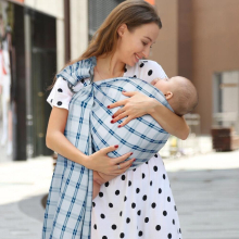 100% Cotton Fabric Breathable Baby Ring Sling Carrier Soft Baby Wrap For Newborns Shower Gift For Girls & Boys