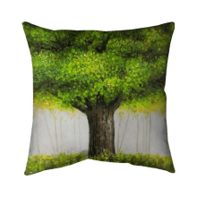 26 x 26 in. Big Green Tree-Double Sided Print Indoor Pillow