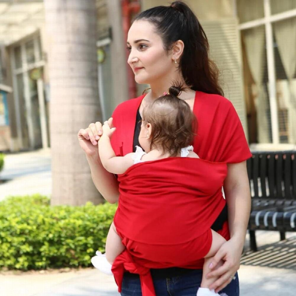 Selling Baby Sling Stretchy Wrap Carrier, Solid Elastic Adjustable Cotton HipseatBackpack for Newborn Baby Wraps