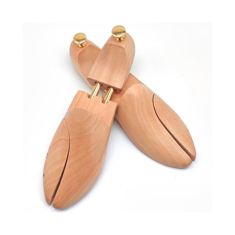 (UK 10-11 | EU 43-44) 2x MENS WOMENS SHOE STRETCHERS TREE WOODEN SHAPER