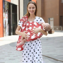 100% Cotton Fabric Breathable Baby Ring Sling Carrier Soft Baby Wrap For Newborns Shower Gift For Girls & Boys
