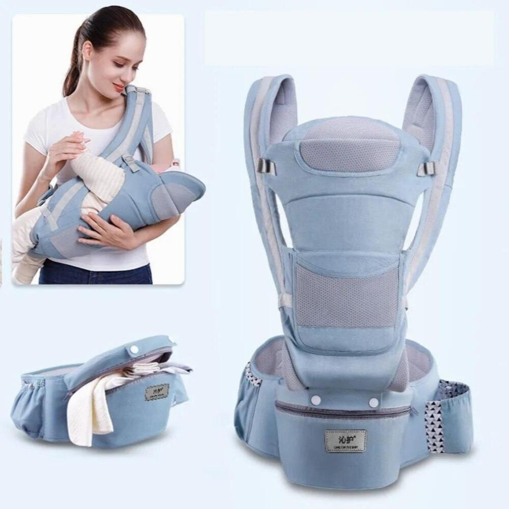 Real Ergonomic Baby Carrier Backpack Infant Baby Hipseat Carrier Front Facing Wrap Travel Sling Ergonomic Backpack Kangaroo Baby