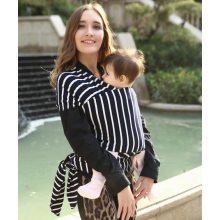 Striped Baby Sling Soft Breathable Baby Wrap,0~36 Months Baby Holder Backpack Kids Hipseat,Mom Breastfeed Nursing Cover