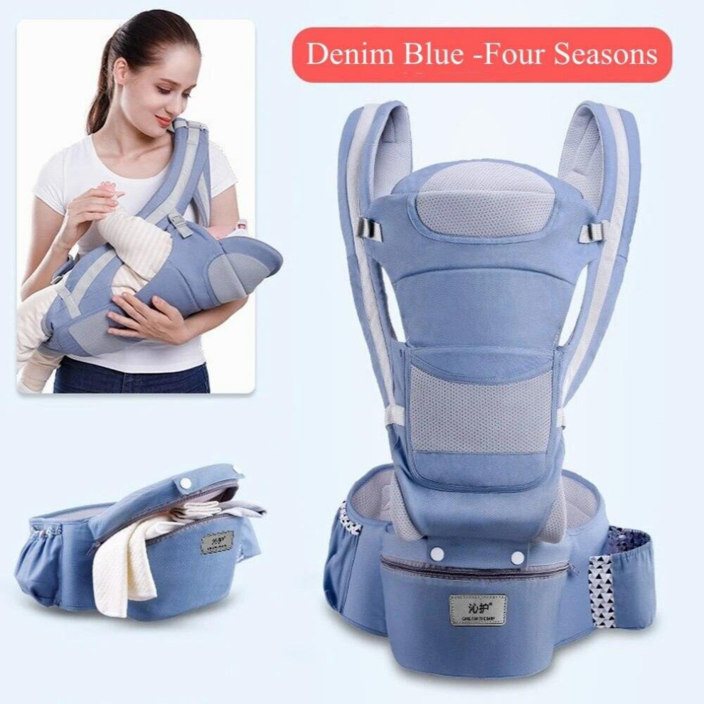 0-48 Month Ergonomic Baby Carrier Infant Baby Hipseat Carrier 3 In 1 Front Facing Ergonomic Kangaroo Baby Wrap Sling