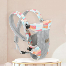 Newborn Baby Carriers Newborn Wrap Ring Sling Front and Back Infant Kangaroo Toddler Backpack Breathable for 3-36 Month
