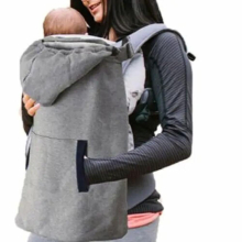 Infant Baby Carrier Wrap Comfort Sling Winter Warm Cover Cloak Blanket Grey Backpacks