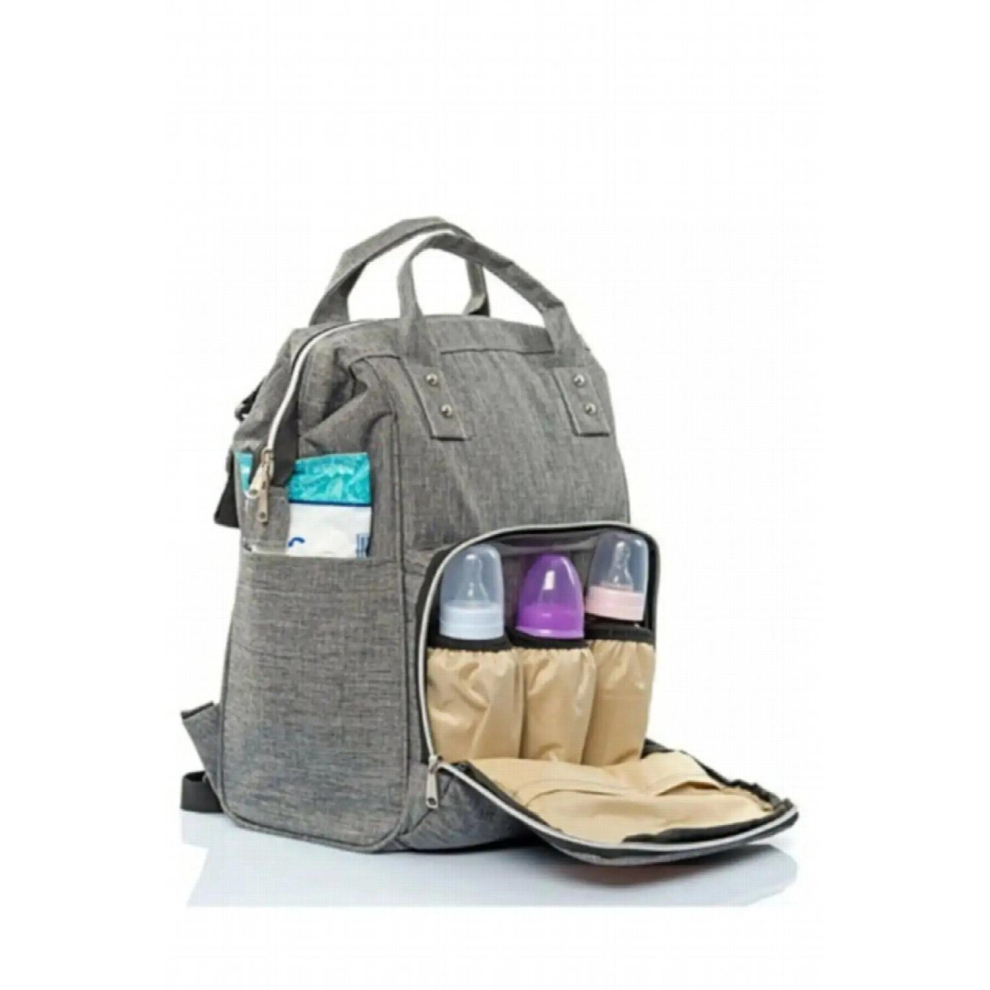 Mommy Baby Care Backpack ,gray(New)