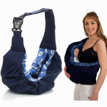 Newborn Toddler Infant Baby Sling Carriers Ring Wrap Adjustable Soft Nursing Pouch Front 0-6M