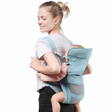 Baby Carrier Wrap, Hands Ergonomic Toddler Carrier Portable Convertible Front and Back Backpack Carry for Newborn