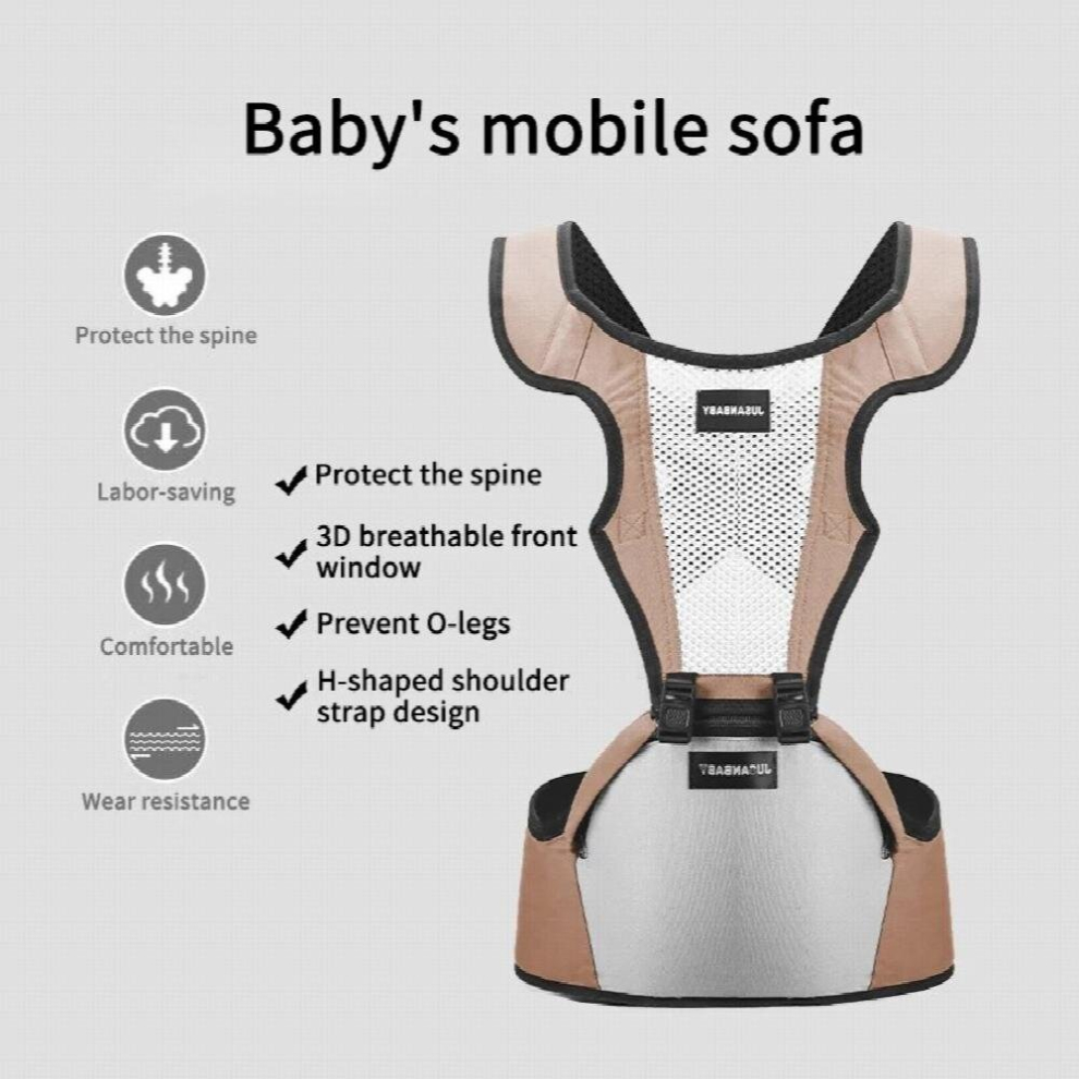 Baby Carrier Outing Multifunctional Four Seasons Universal Lumbar Stool Baby Front Hold Lightweight Child Hold Babys