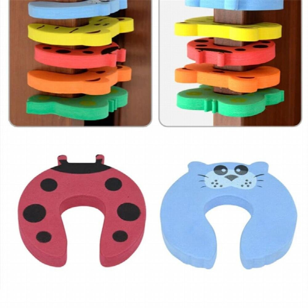 4pcs Baby Child Proofing Door Stoppers Finger Safety Guard Noise Prevention Anti-pinch Random