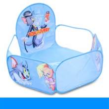 Portable Baby Playpen Early Education Tent Folding Wave Ball Pool Sea Game Room and Baby Pool 100pcs Colorful Balls