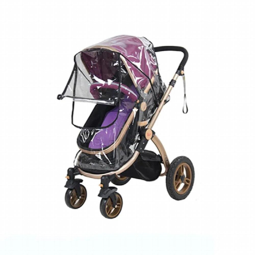 Baby Stroller Rain Cover Pvc Universal Wind Dust Shield with Windows for Strollers Pushchairs Stroller Accessories