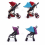 Baby Stroller Rain Cover Pvc Universal Wind Dust Shield with Windows for Strollers Pushchairs Stroller Accessories 5