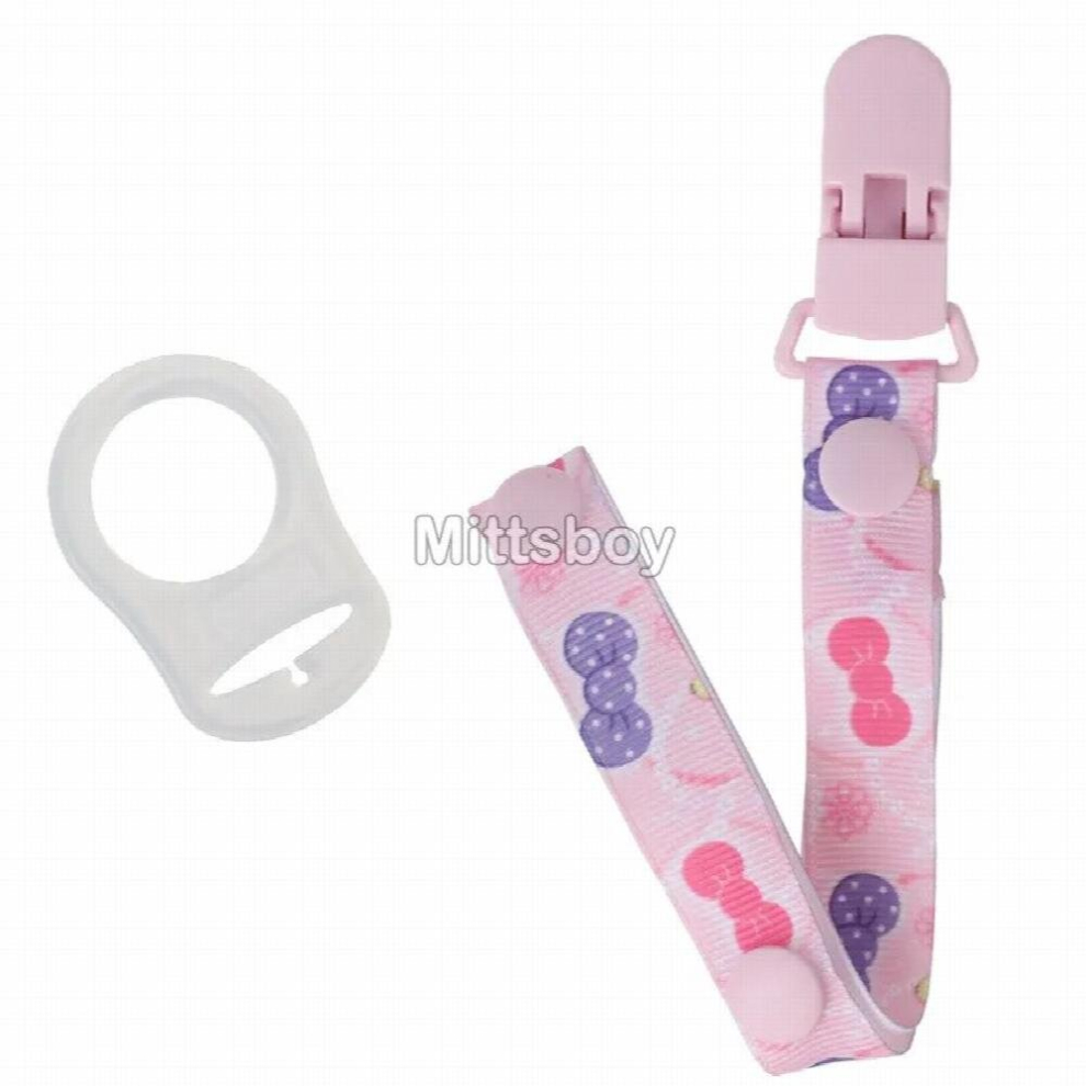 Adjust Baby Pacifier Clip Chain Ribbon Dummy Holder Soother Pacifier Clips Leash Strap Nipple Holder for Infant Feeding Gift