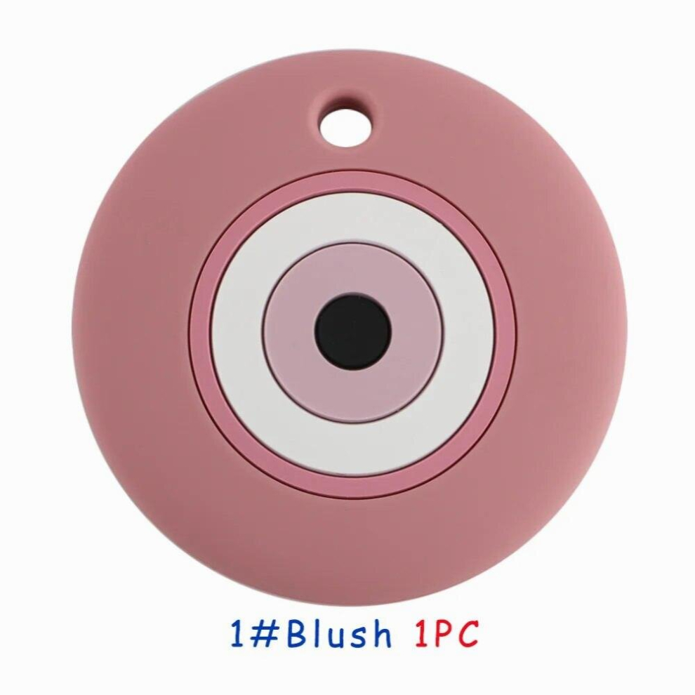 Sunrony 1pc Cartoon Angel Eyes Silicone Teether Food Safety Pendants DIY Pacifier Chain Accessories Baby Teething Toys