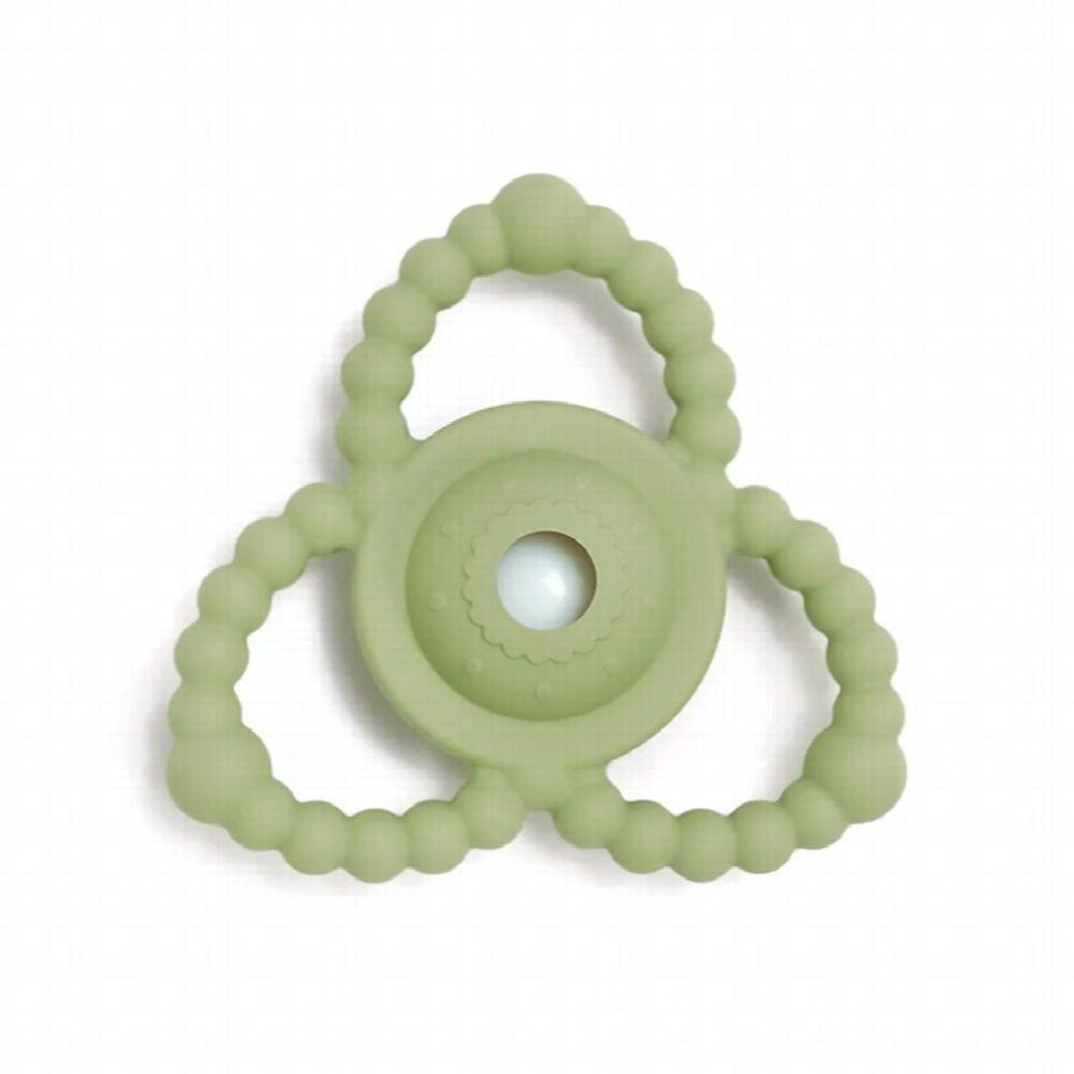 1PC Silicone Rattle Babies Accessories Newborn Cartoon Teethers Baby Toys BPA Teether Ring Kid Gift Teething Rattle Toy
