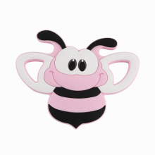 Kovict 1Pc Cartoon Animal Bee Silicone Teether Baby Rodent Teeth Care DIY Silicone Bead Nipple Chain Chew Toy