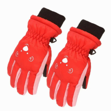 Winter Windproof Cartoon Children Boys Girls Waterproof Sports Mittens Kids Ski Gloves Thick Warm