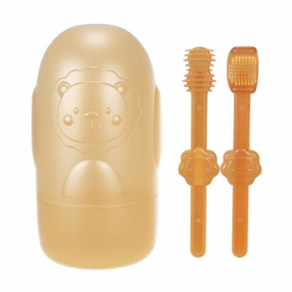 Baby Toothbrushes Infant to Toddler Toothbrush First Toothbrush Set Baby Tongue Brush Baby Massaging Toothbrush Kid Gift